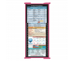 Trifold WhiteCoat Clipboard® - Pink Critical Care Edition